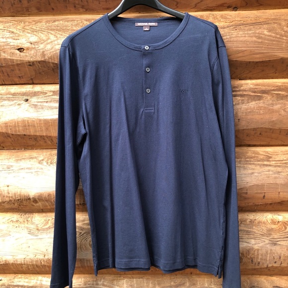 Michael Kors Other - Michael Kors Henley Long Sleeve Shirt, Size L, NWT